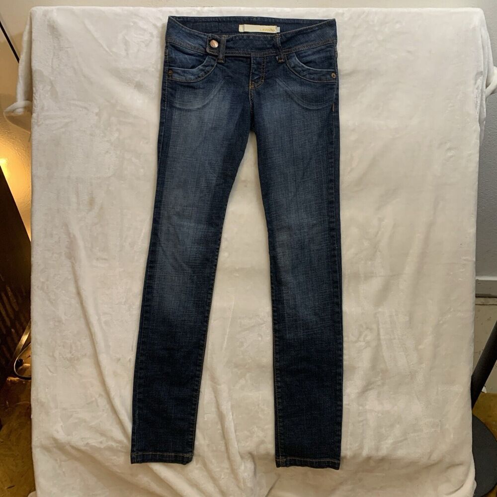 Lavoro Jeans 2  Womens 29x33 Fantasic dark blue stone wash straight leg